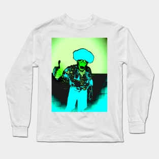 green and blue creature Long Sleeve T-Shirt